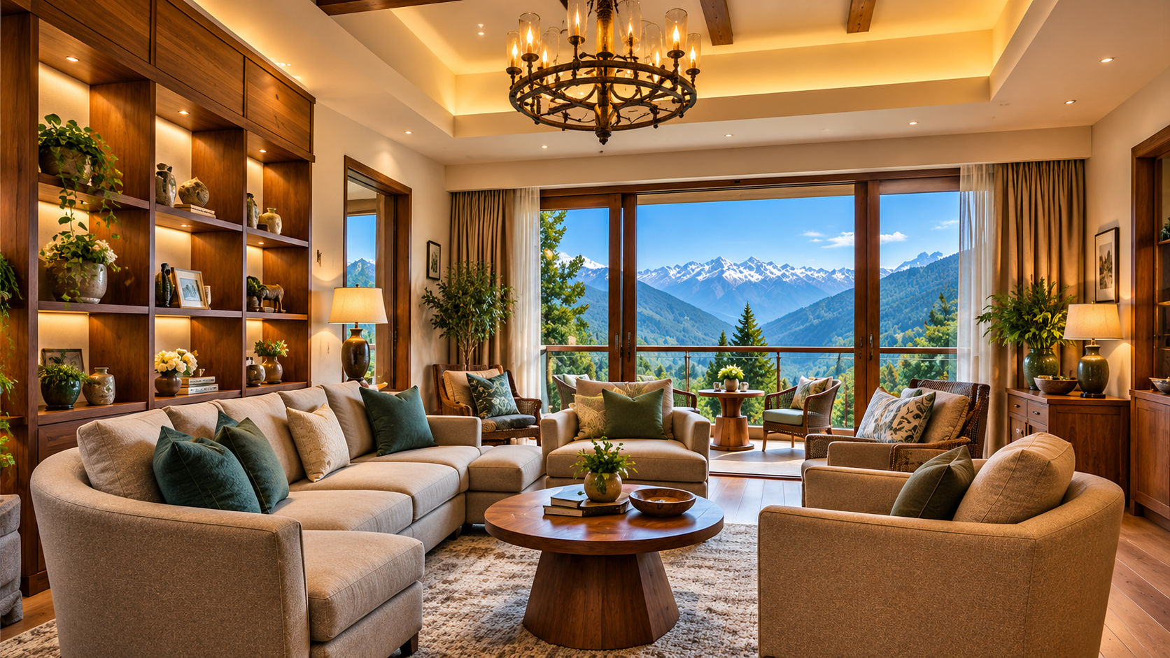 Boutique hotel lounge